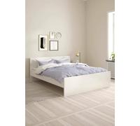 Letto Piazza e Mezza Floria, Sommier per Camera da Letto, Giroletto per Stanza, Struttura Porta Materasso, 207x166 h80 cm, Bianco