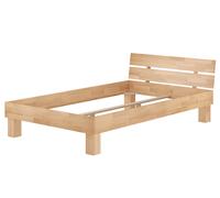 Letto piazza e mezza per materasso 120x200 in Faggio senza doghe 60.86-12oR