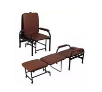 Letto pieghevole con braccioli, letto for terapia del tatuaggio infermieristico, sedia da letto portatile in acciaio al carbonio, seduta e sdraiata a doppio scopo, for bellezza medica(Color 4)