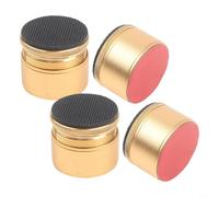 Letto regolabile per mobili rialzati, confezione da 4 piedini per aumentare l'altezza per letti, divani e oggetti pesanti con caratteristiche di riduzione del rumore (oro)