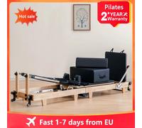 Letto rollaway per pilates Attrezzatura per il fitness Studio di yoga Palestra macchina per riparare pilates Scaletta Club privato Esercizio di bodybuilding a casa black