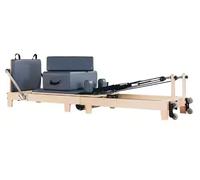 Letto rollaway per pilates Attrezzatura per il fitness Studio di yoga Palestra macchina per riparare pilates Scaletta Club privato Esercizio di bodybuilding a casa Black