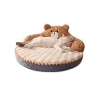 Letto Rotondo Per Gatti e Cuccioli Per Animali Domestici Caldo e Confortevole