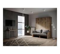 Letto scomparsa a una piazza e mezza a 120 cm KENTARO SOFÀ Noce [EEK: Non applicabile]