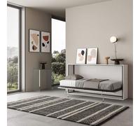 ITAMOBY - Letto Kando Singolo Orizzontale Bianco Frassino