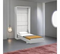 Letto Singolo a Scomparsa Happy Bianco 104x38x221H
