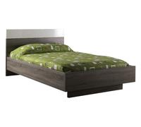 Letto singolo colore rovere americano linea Columbia HC arredo stanza ragazzi