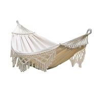 Letto sospeso in tela for esterni, tessuto confortevole con cinghie for albero for appenderlo, durevole fino a 450 libbre, portatile con borsa da viaggio, perfetto for il campeggio all'aperto/interno,