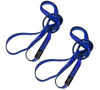 LETTO & TAILOR Confezione da 2 fascette da arrampicata, 22 KN, 19 mm, certificate CE, blu, 60 cm