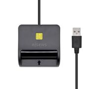 AISENS ASCR-SN02SD-BK lettore di controllo di accesso Lettore di controllo accessi USB Nero