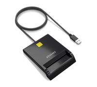 Lettore AISENS DNI ASCR-SN06-BK USB 2.0 1m Nero Plug & Play Multipiattaforma