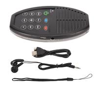 Lettore audio portatile della Bibbia con ricarica solare integrata, batteria ricaricabile, volume regolabile, suono HiFi, luce LED, punto di memoria