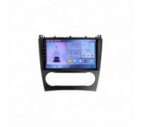 Lettore Auto Touch Screen per Benz W203 W209 C180 C200 C220 C230 Wireless Carplay Android Auto Stereo Bluetooth Ips con Pantalla Táctil con Gps Navigatore/Swc/Mirror Link, Fm, 8 Nucleo 6G+128G