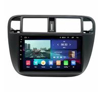 Lettore Auto Touch Screen per Honda Civic 1995-2000 Ips Schermo Tattile Supporto Gps Navigatore Wireless Radio Carplay Android Auto Wifi Dab+ Bluetooth, 8 Nucleo 8G+256G