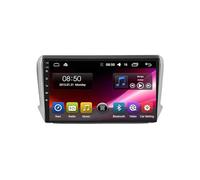 Lettore Auto Touch Screen per Peugeot 2008/208 2014-2018 Bluetooth, Ips Touchscreen Radio con Siri/Vocale/Gps Navigazione/Musica Online/Mirror Link, 4 Nucleo 4G+64G