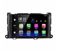 Lettore Auto Touch Screen per Toyota Sienna XL30 2010-2014 Schermo Touch Portatile Wireless di Backup con Bluetooth Wifi, Controllo Vocale, Aux, Mirror, 8 Nucleo 6G+128G