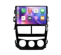 Lettore Auto Touch Screen per Toyota Vios Yaris MT 2017-2020 Autoradio Portatile Touchscreen con Navigazione Ota, Gps, Mirror Link, Controllo Vocale, 4 Nucleo 2G+32G
