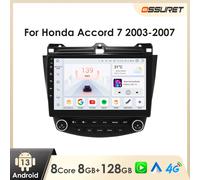 10.1 pollici 2 Din Android 13 8G RAM 128G ROM autoradio lettore multimediale per Honda ACCORD 7 P1L(4Core 1G 16G)