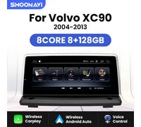 Lettore autoradio Wireless Carplay Android 14 per Volvo XC90 2007-2013 Multimedia Navigazione GPS Audio stereo 4G Wifi DSP RDS 2GB RAM 16GB ROM