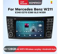 Lettore autoradio Wireless Carplay per Mercedes Benz Classe E W211 E200 E220 E300 E350 E240 E270 E280 CLS CLASS W219 Android14 DSP 4Core 2GB 32GB