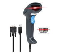 Lettore barcode per codici lineari USB e seriale Grey HBCS1D10US