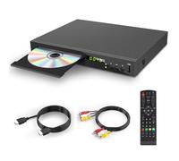 Lettore Blu Ray per TV, JOVELL Lettore DVD Blu Ray Full HD, Riproduce DVD Multi-Regione e BluRay Regione B/2, Supporta Unità Flash USB, Lettore CD DVDs Blu-ray con Uscita Coassiale HDMI AV