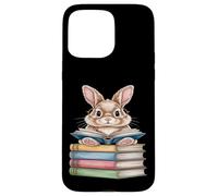 Lettore Bookworm Bunny Custodia per iPhone 15 Pro Max