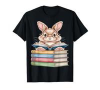 Lettore Bookworm Bunny Maglietta