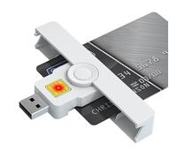Lettore CAC USB C - Lettore di schede CAC ad accesso comune di tipo C | Lettore di carte di credito portatile, chip card CAC per IC Bank, salute, ID governativo, ID, carta di credito