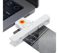 Lettore CAC USB C | Lettore di schede CAC ad accesso comune | Lettore CAC portatile USB C per chip card CAC, salute, ID governativo, IC Bank, carta di credito