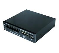 LETTORE CARD READER INTERNO 3,5 PER MEMORY CARD 66 IN 1 EWENT CON USB BLACK EW10