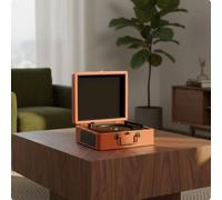 Lettore CD a Valigetta Retro Lettore CD Portatile Vintage per Scrivania,