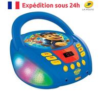 Lettore CD Bluetooth in plastica con effetto luminoso per bambini