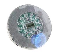 Lettore CD Bluetooth portatile, altoparlante trasparente con display LCD, musica personale per viaggi a casa