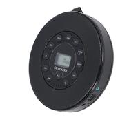 Lettore CD Bluetooth Portatile con Altoparlanti, Lettore CD Personale Altoparlante Integrato, Anti Skip, Memory Play, Ingresso AUX da 3,5 Mm Lettore CD Supporta la (BLACK)