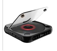 Lettore CD con altoparlanti Lettore CD portatile con altoparlanti Bluetooth Timer HiFi e schermo LCD Piccoli lettori CD Supporta Aux/USB Simpatici lettori CD Portatile Casa Compleanno perfor Donne