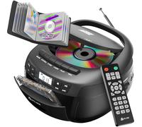 Lettore CD Con Custodia Lettore Cassette Audio AM/FM Radio Bluetooth Stereo CD