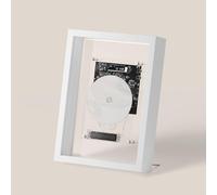 Lettore CD da parete con telecomando, Bluetooth 5.0 e uscita AUX, schermo LED, cornice musicale per casa e ufficio, altoparlanti non inclusi