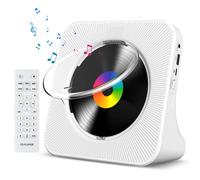 Lettore CD Desktop Con Bluetooth Lettore CD Montabile a Parete Altoparlanti Hif