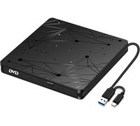 Lettore CD/DVD Esterno Masterizzatore CD-R-RW USB 3.0 & Type C Unità Esterna