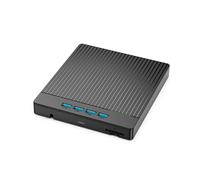 Lettore CD/DVD Esterno, Masterizzatore/Lettore CD con 4 Porte USB e 2 Slot per Schede TF/, UnitÃ Ottica Ultra Sottile