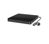 Lettore CD DVD Esterno USB3.0, Masterizzatore CD/DVD, Lettore di Dischi Rigidi Ottici Esterni di Tipo C per PC, Laptop, Desktop
