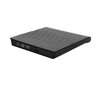 Lettore CD esterno dal design elegante, USB 3.0, lettore DVD sottile e portatile con trasferimento dati ad alta velocità per laptop, computer