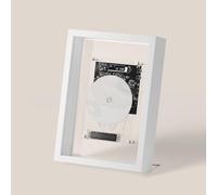 Lettore CD montabile a parete con telecomando, Bluetooth 5.0 e uscita AUX da 3,5 mm, cornice decorativa musicale per casa, ufficio e corridoio decorazione da parete