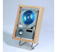 Lettore CD montabile a parete con telecomando, Bluetooth 5.1, USB, AUX, altoparlanti integrati, decorazione per casa e ufficio