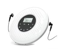 Lettore CD MP3 portatile con 3 cuffie cablate da 5 mm Supporto scheda TF A-B Ripetizione Display LCD Touch Button
