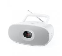 Lettore CD Muse M-202 RDW Radio FM/MW AUX Compatibile CD-R/RW Bianco