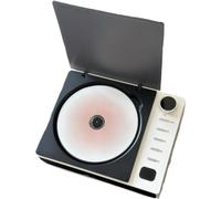 Lettore CD portatile, altoparlante Bluetooth con schermo digitale intelligente e controllo rotativo, effetto sonoro spaziale a 360°, per vacanze e lauree intelligenti