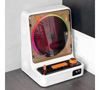 Lettore CD portatile, altoparlante HiFi con telecomando e luce RGB, supporta USB, ottico, Bluetooth 5.1 e connettività AUX