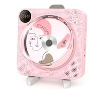 Lettore CD portatile, Arafuna Lettore CD Bluetooth con altoparlanti, Piccolo domestico con telecomando, Radio FM, Schermo digitale, Jack per cuffie
